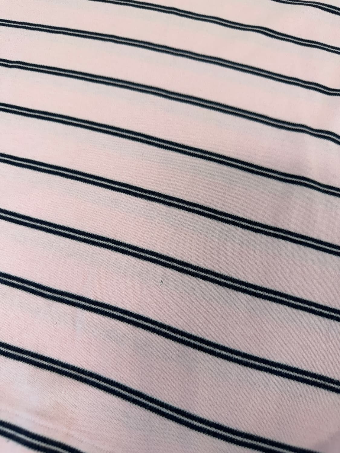 폴로 스트라이프 핑크 반팔카라티 (m) 상품이미지3