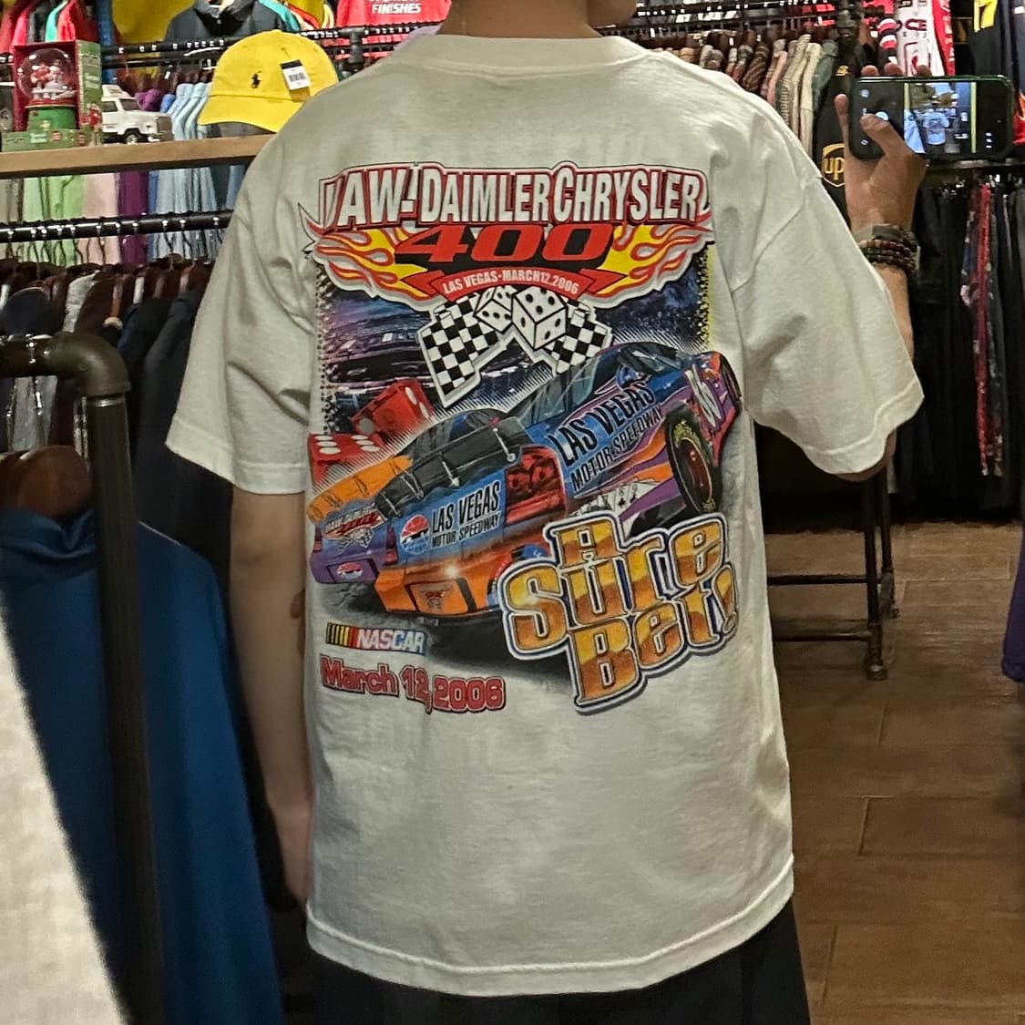 [HI] 빈티지 카 반팔티 화이트 상품이미지5