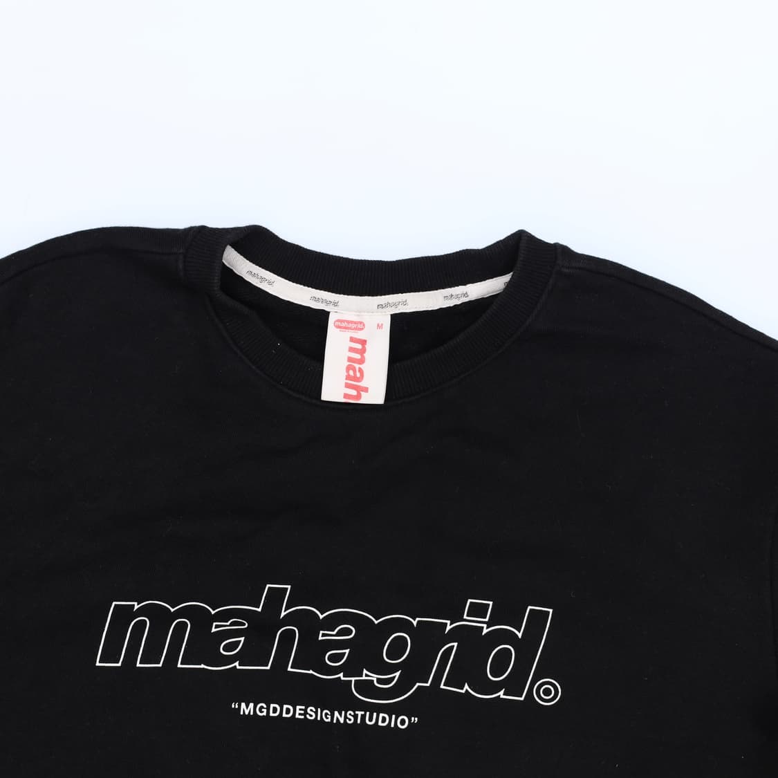 [M] 마하그리드 코튼 블랙 맨투맨 1215H1 상품이미지3