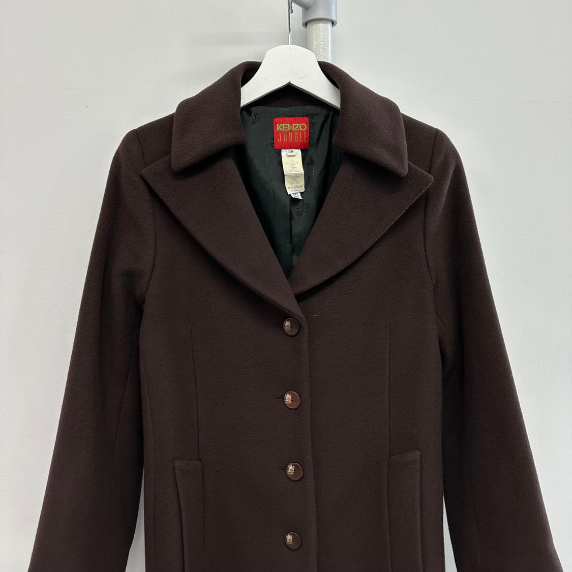 겐조 울캐시미어 롱 코트 상품이미지2