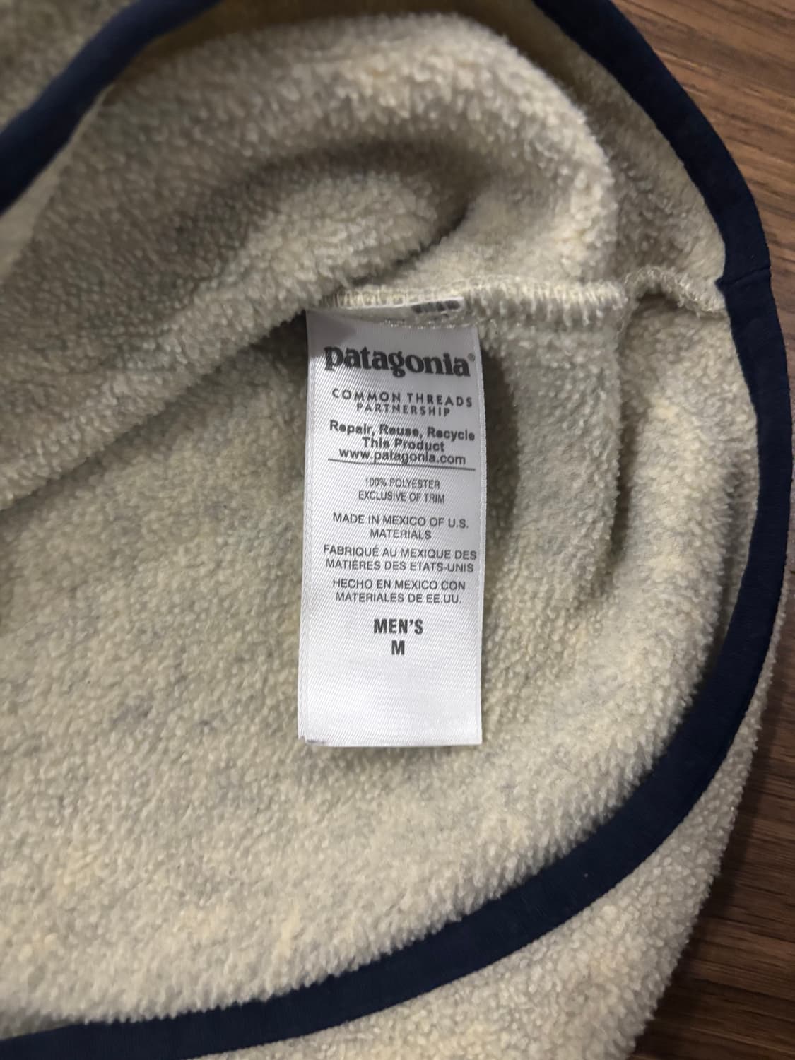 파타고니아 헤비웨이트 신칠라 오트밀 M 사이즈 상품이미지7