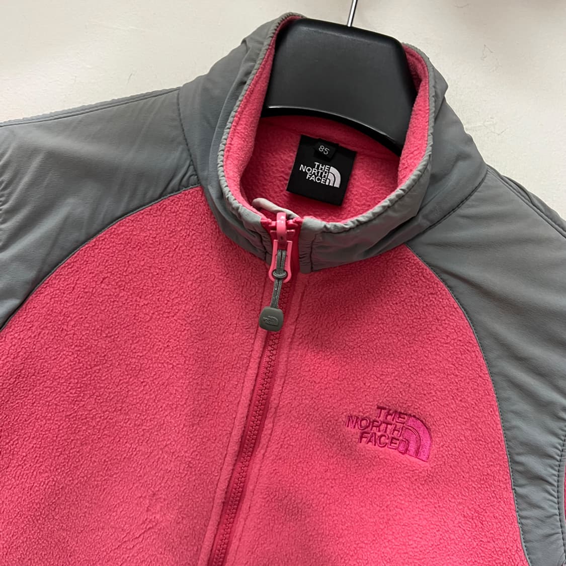 노스페이스 폴라텍 핑크 풀집업 플리스 85 M 상품이미지3