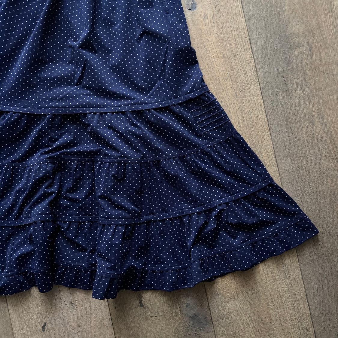 Dot Tiered Shirring Skirt 상품이미지6