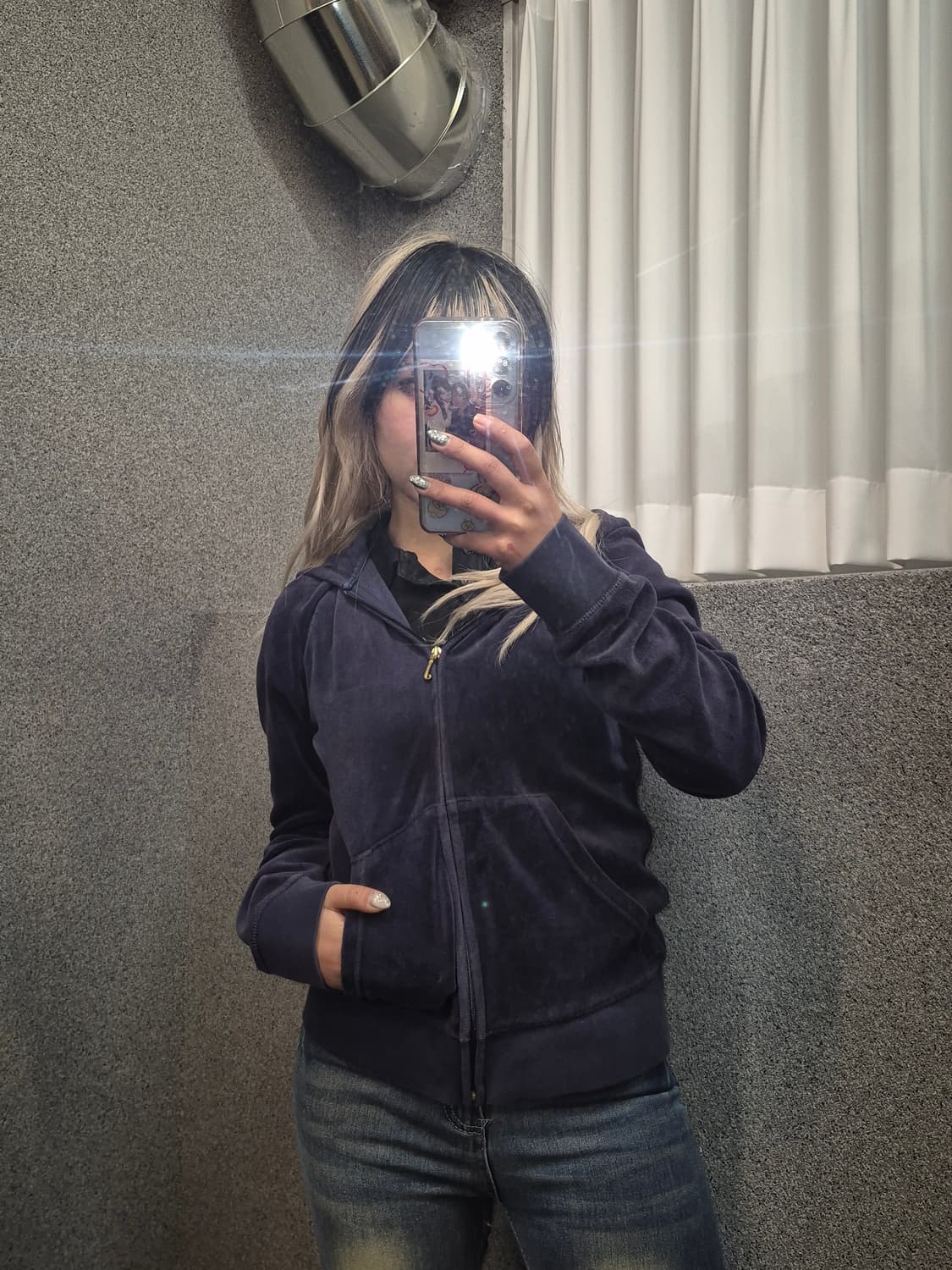 JUICY COUTURE VELVET HOODIE ZIPUP  상품이미지2