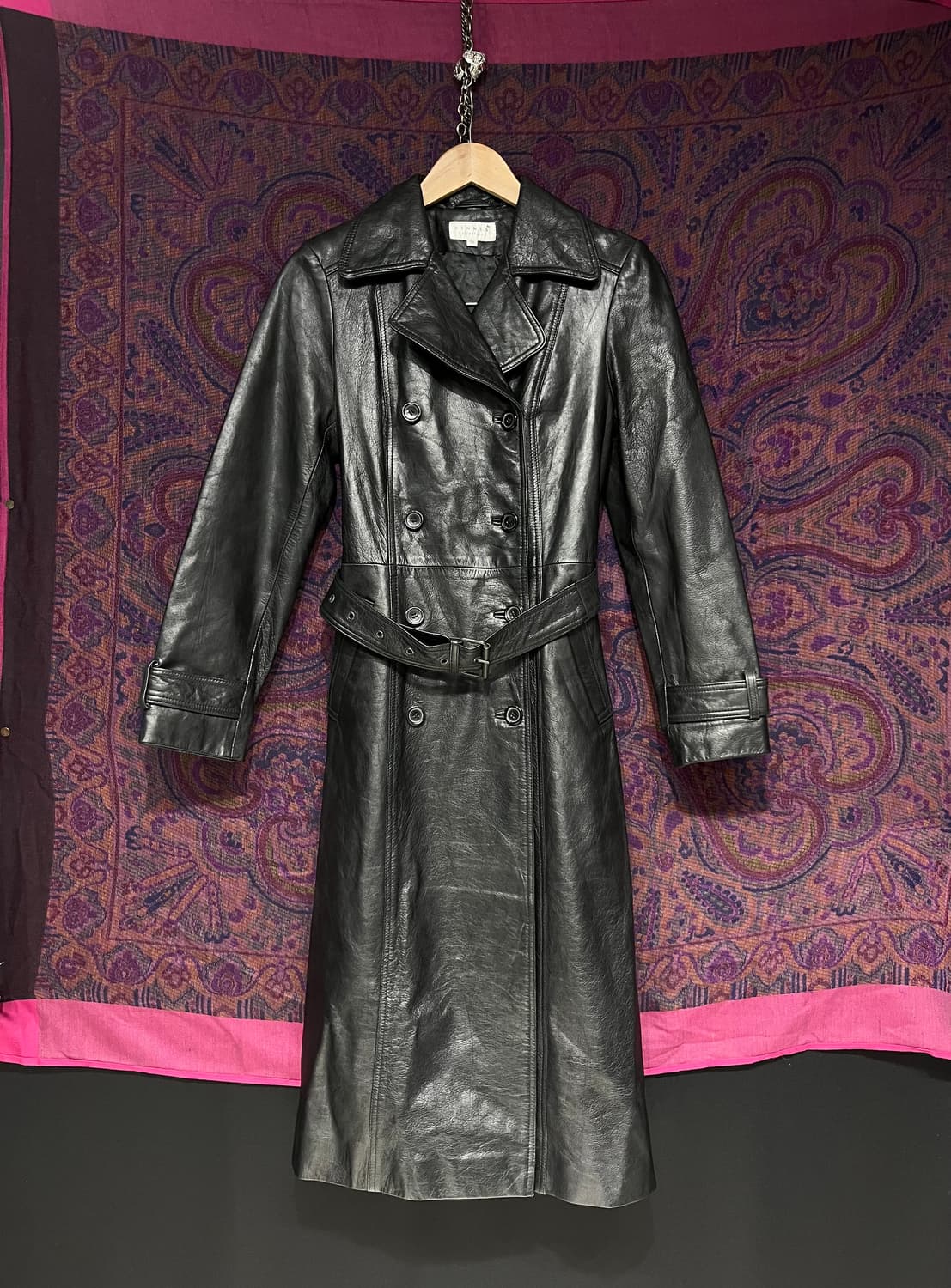 H&M  Hennes 여성용  트렌치 가죽코트 상품이미지1