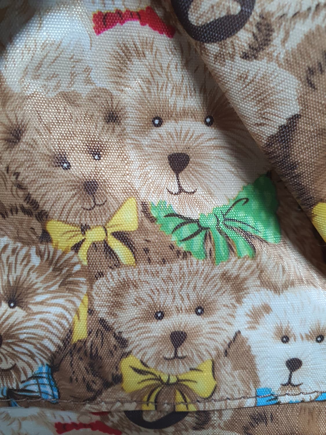 쌈지 테디베어 곰돌이 패턴 백팩 S~M  상품이미지5