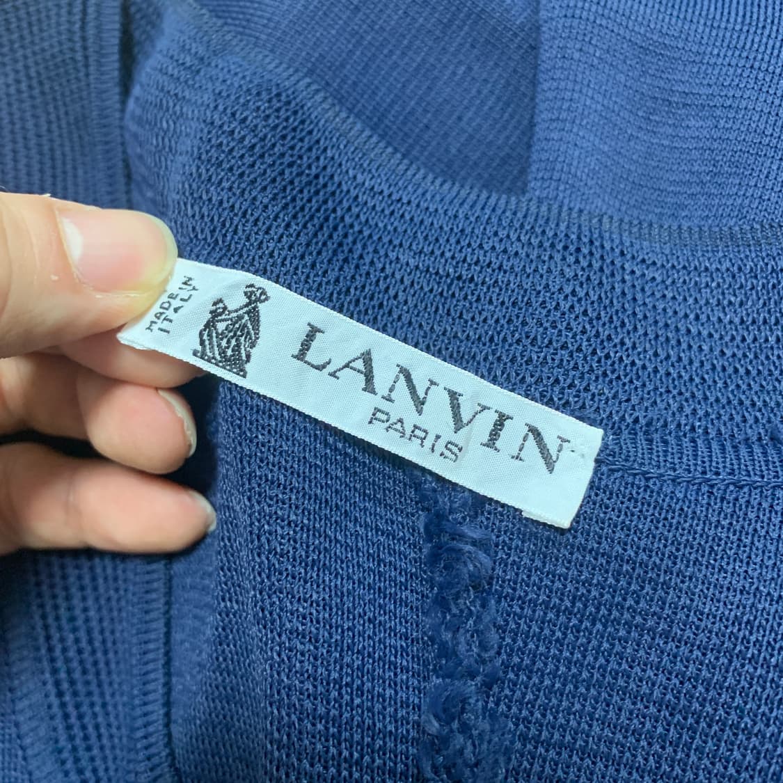 40/M] 랑방 이탈리아제 골지 니트 원피스 LANVIN paris 상품이미지3