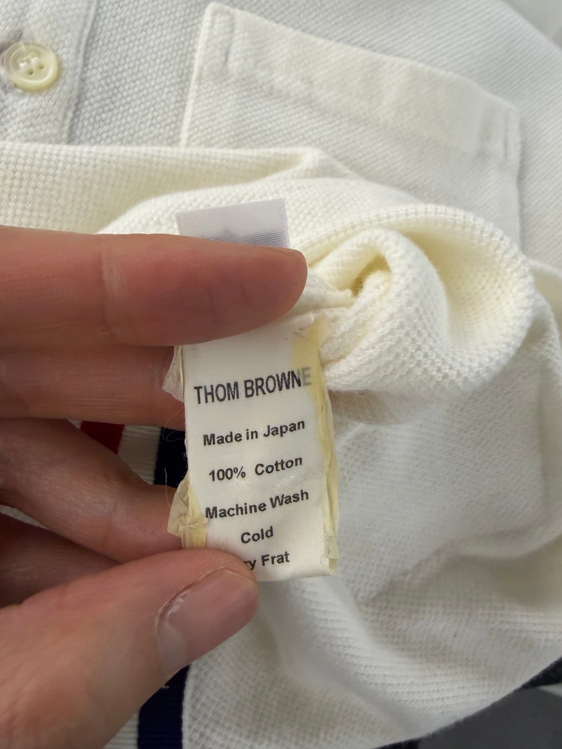 Thom Browne long-sleeve polo shirt  0 상품이미지8