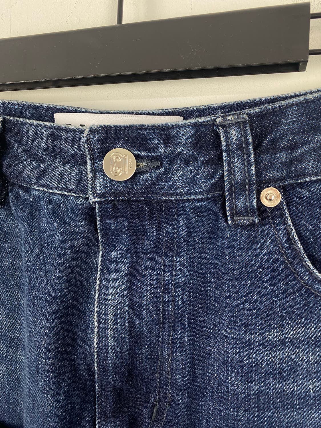 YCH 미디 데님스커트 트임 청치마 상품이미지4