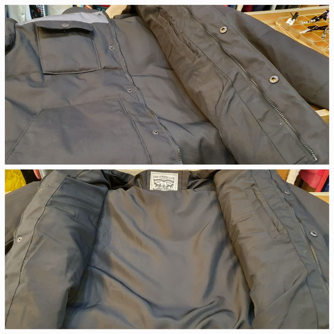 (새상품)95.리바이스 세르파 패딩점퍼 상품이미지8