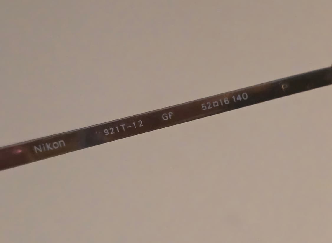 Nikon 빈티지 Titex2 티타늄 안경  상품이미지4