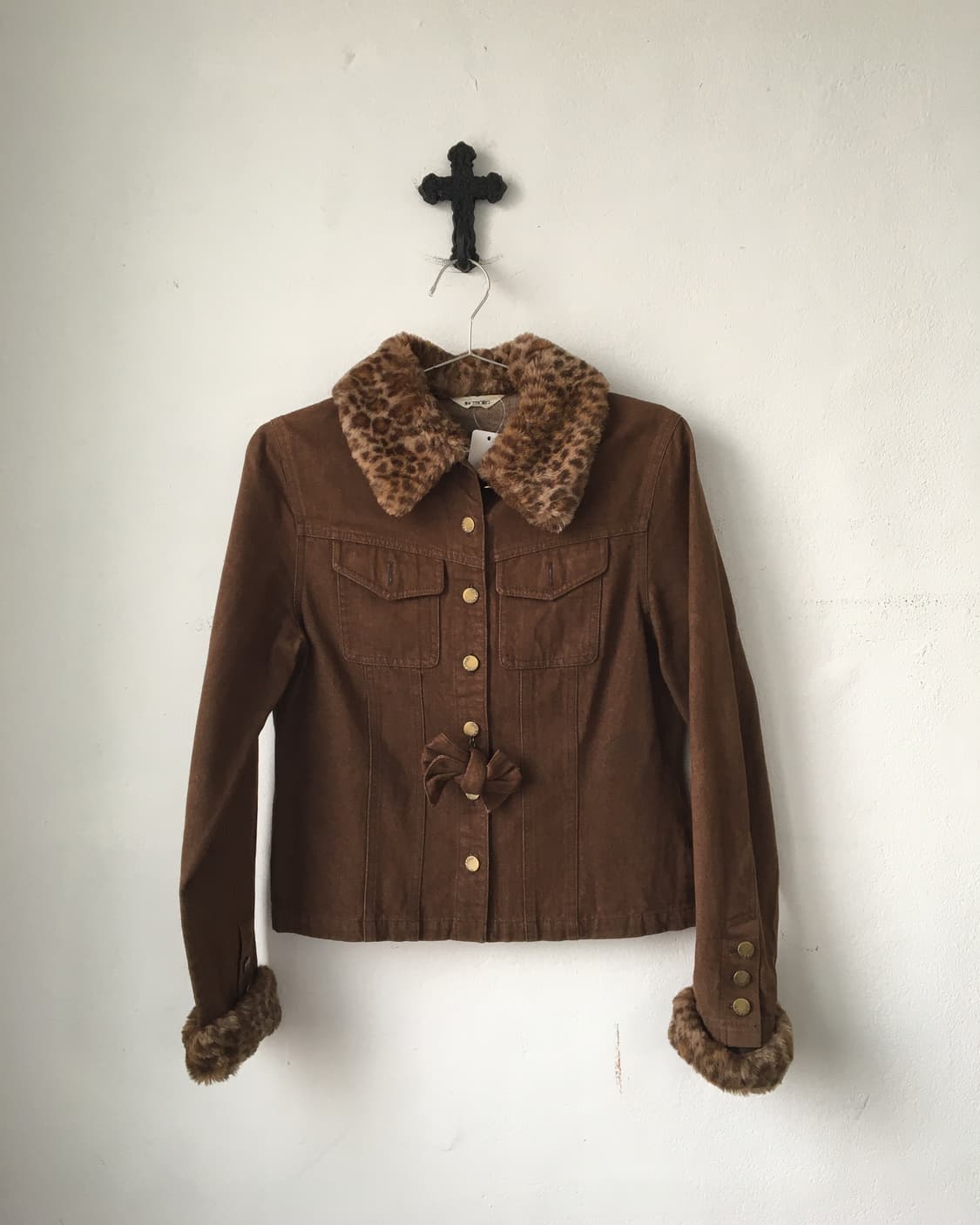 Fake fur point jacket 상품이미지2