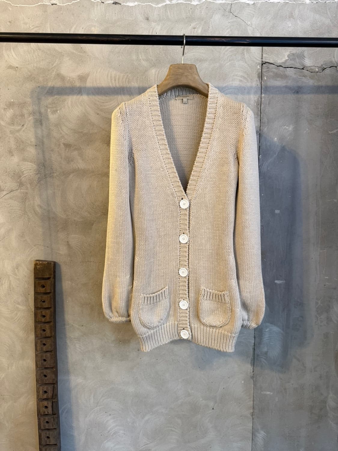 버버리 니트 롱가디건 66~77 상품이미지7