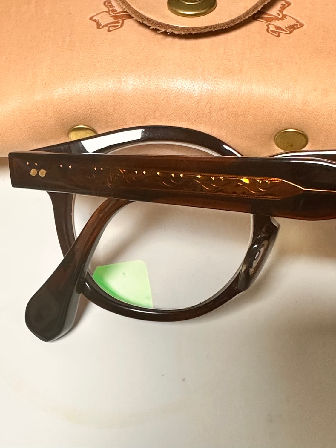 TVR 야마다 시리즈2 안경 브라운 상품이미지5