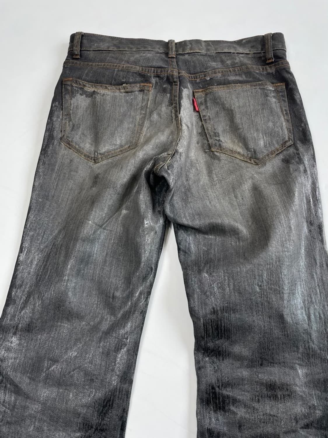 TORNADO MART COATED FLARE DENIM JEANS 상품이미지4