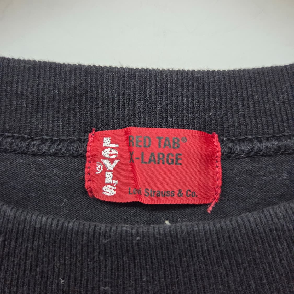 리바이스 블랙 프린팅 반팔 티셔츠 남L 상품이미지3