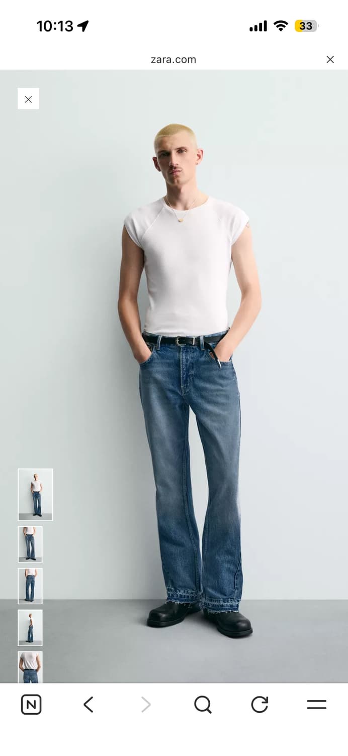 자라 플레어진 미디움 블루 (42) 상품이미지1