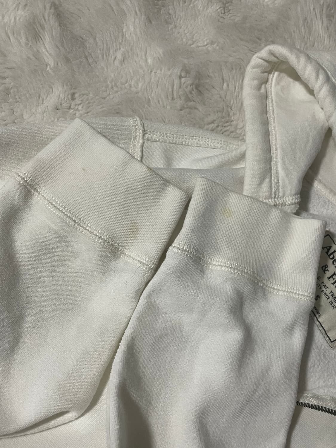 아베크롬비 순록 후드집업 화이트 네이비 상품이미지4