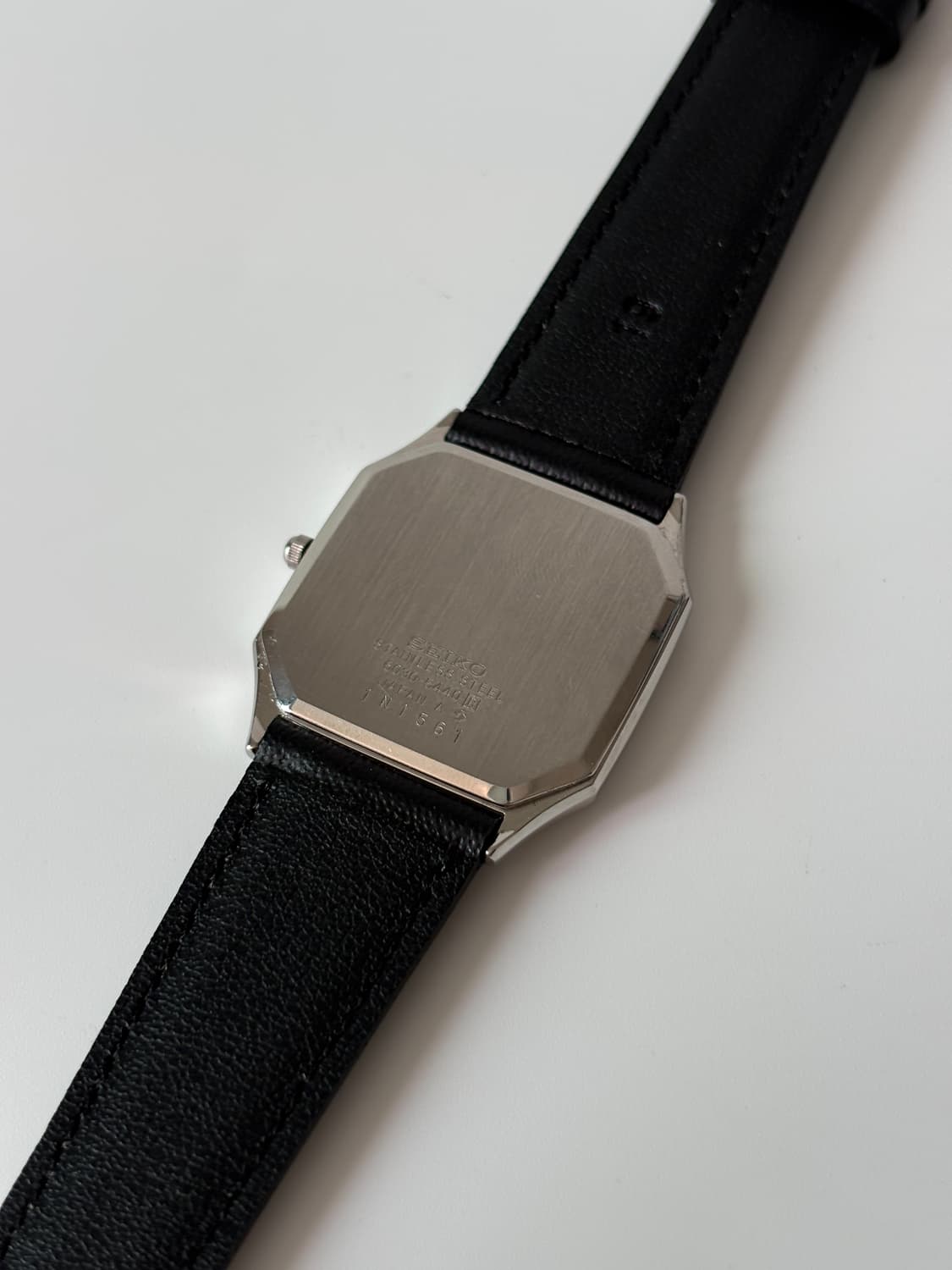 세이코 1980s Chariot Silver Tank Quartz 상품이미지6