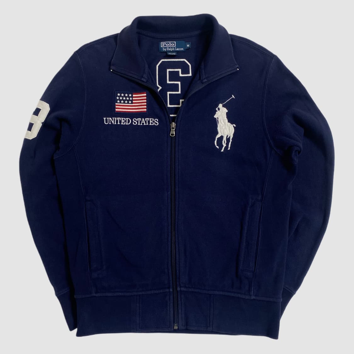 폴로 빅포니 usa 성조기 집업 상품이미지2