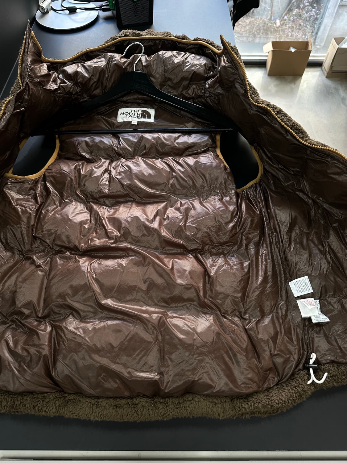 노스페이스 화이트라벨700 구스다운 플리스 패딩 베스트 상품이미지5