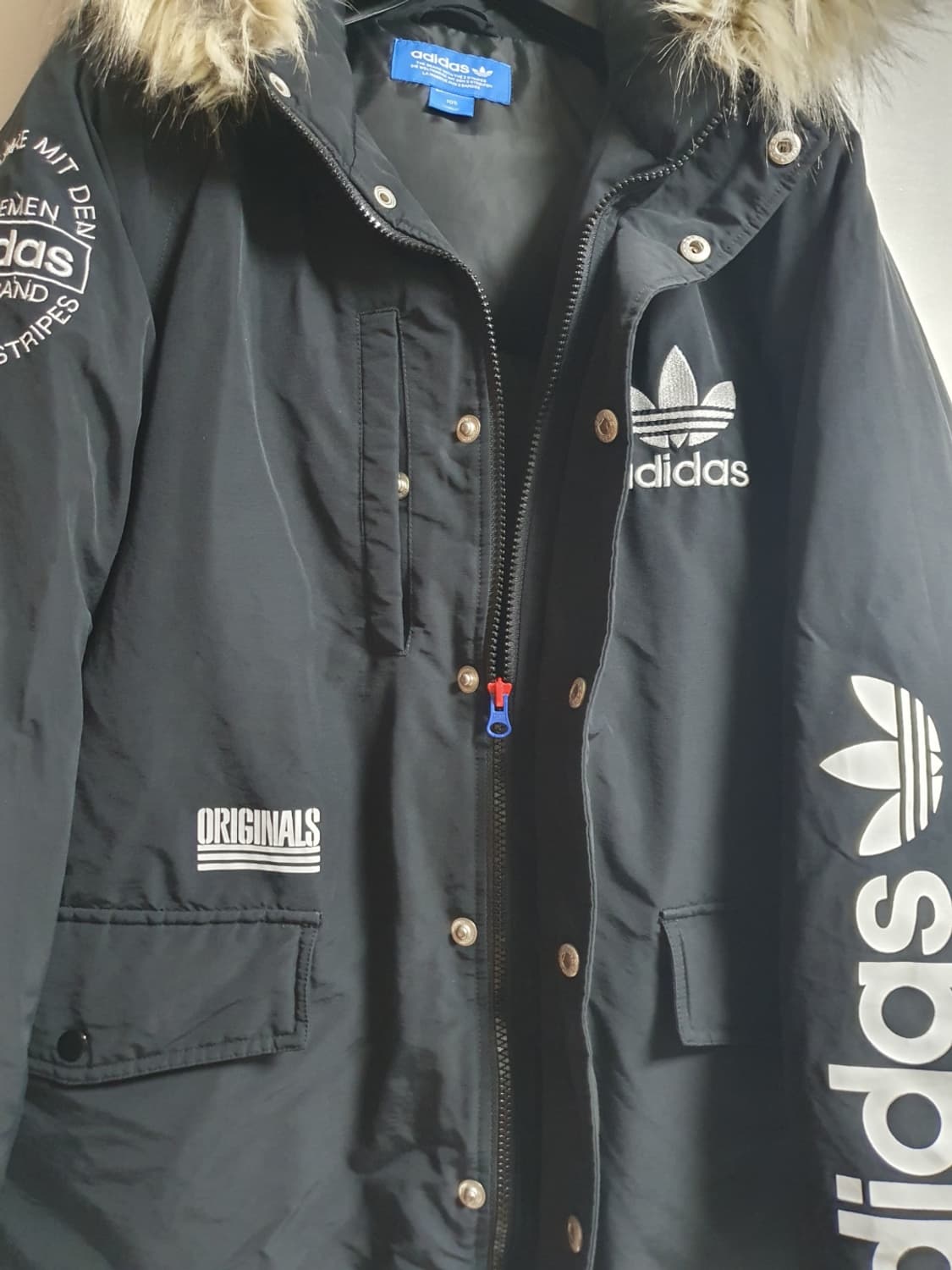 택포가 아디다스 패딩 로고 자켓 덕다운점퍼 105 상품이미지3