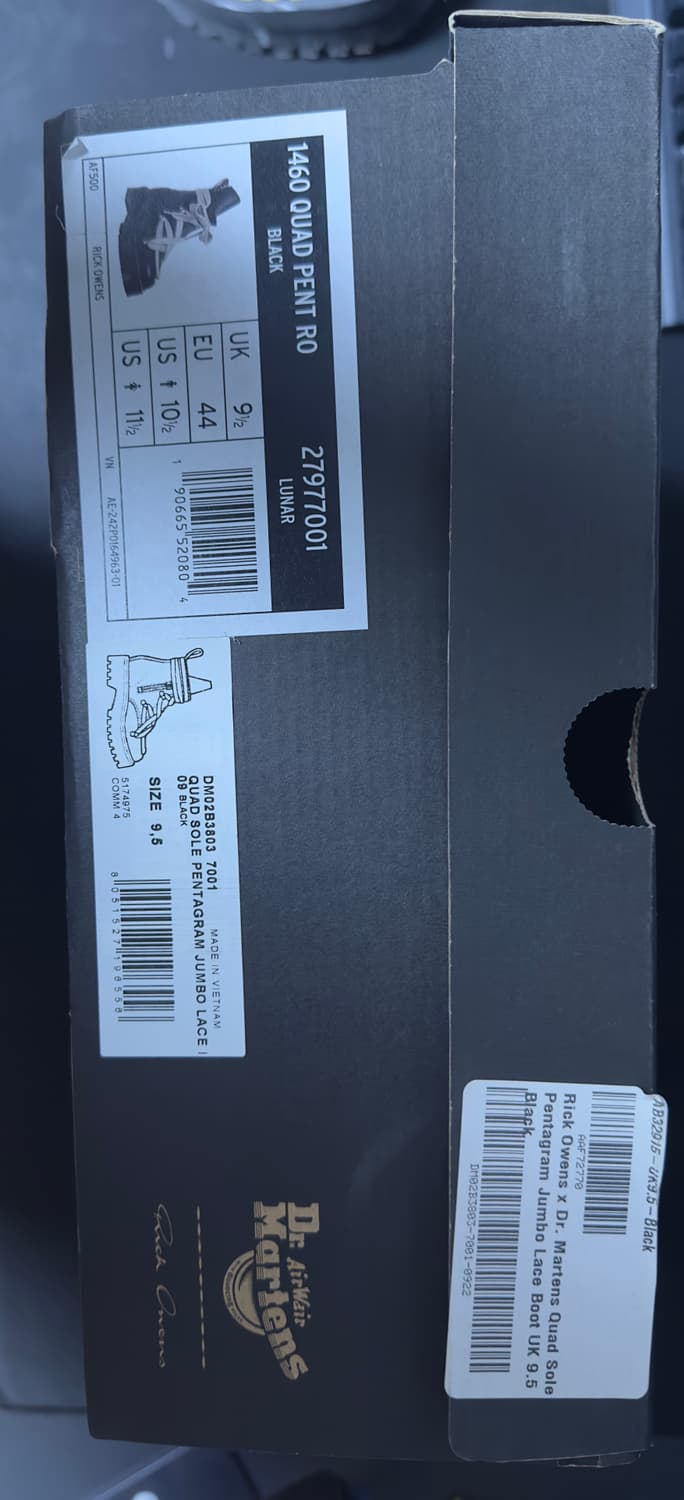 릭오웬스 닥터마틴 1460 상품이미지10