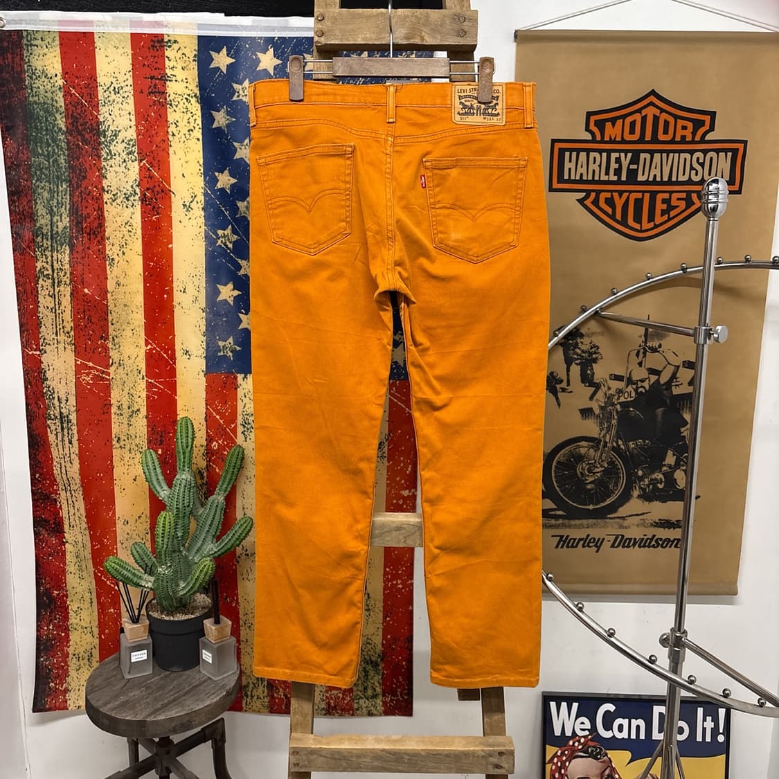 리바이스 511 슬림핏 오렌지 선셋 컬러 데님팬츠 N1044   상품이미지2
