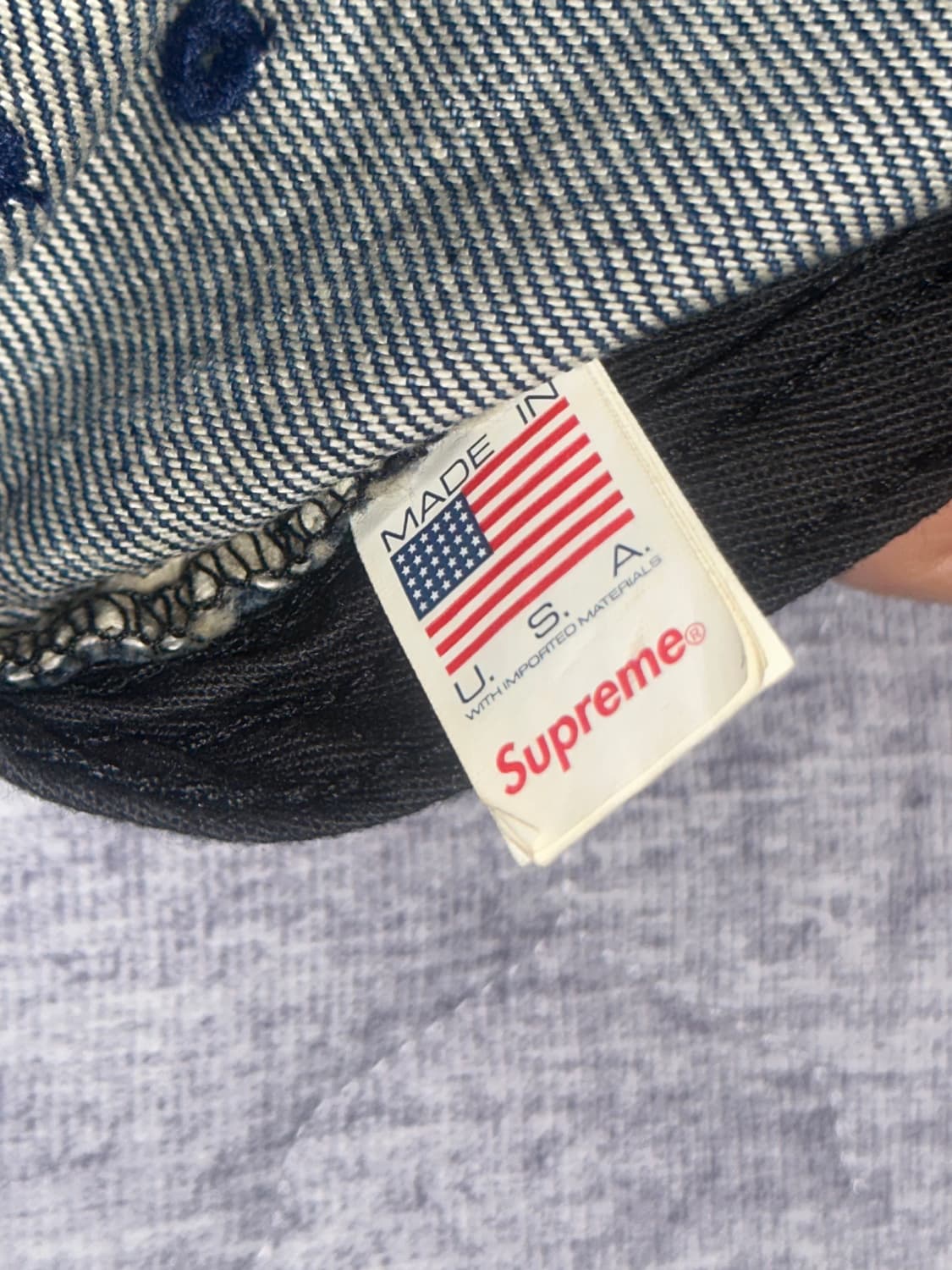 슈프림 워시드 치노 트윌 캠프캡 상품이미지2