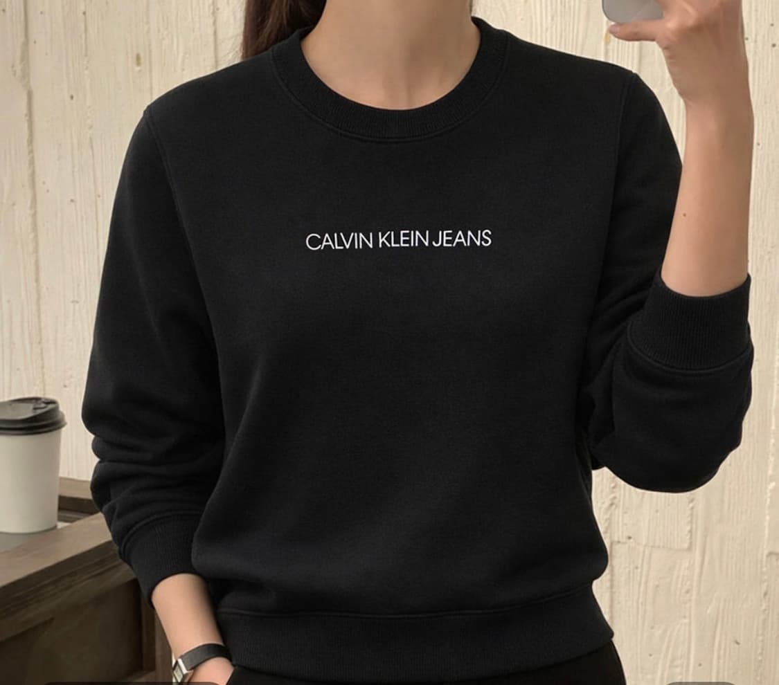 켈빈클라인 진품 화이트 맨투맨  상품이미지1