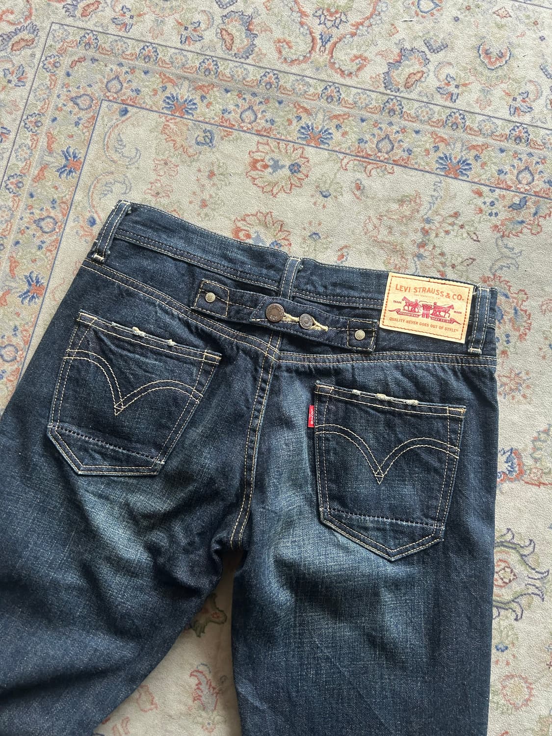 00‘s 일본리바이스 여성용 데님팬츠 27size 상품이미지4
