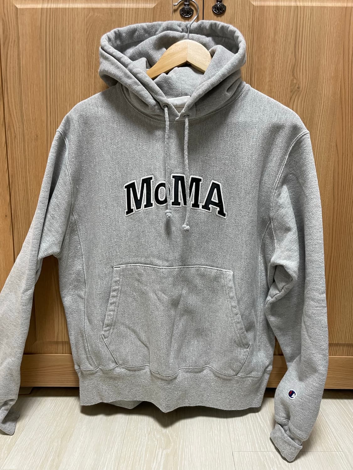 moma 모마 챔피온 후드 그레이 m 상품이미지2