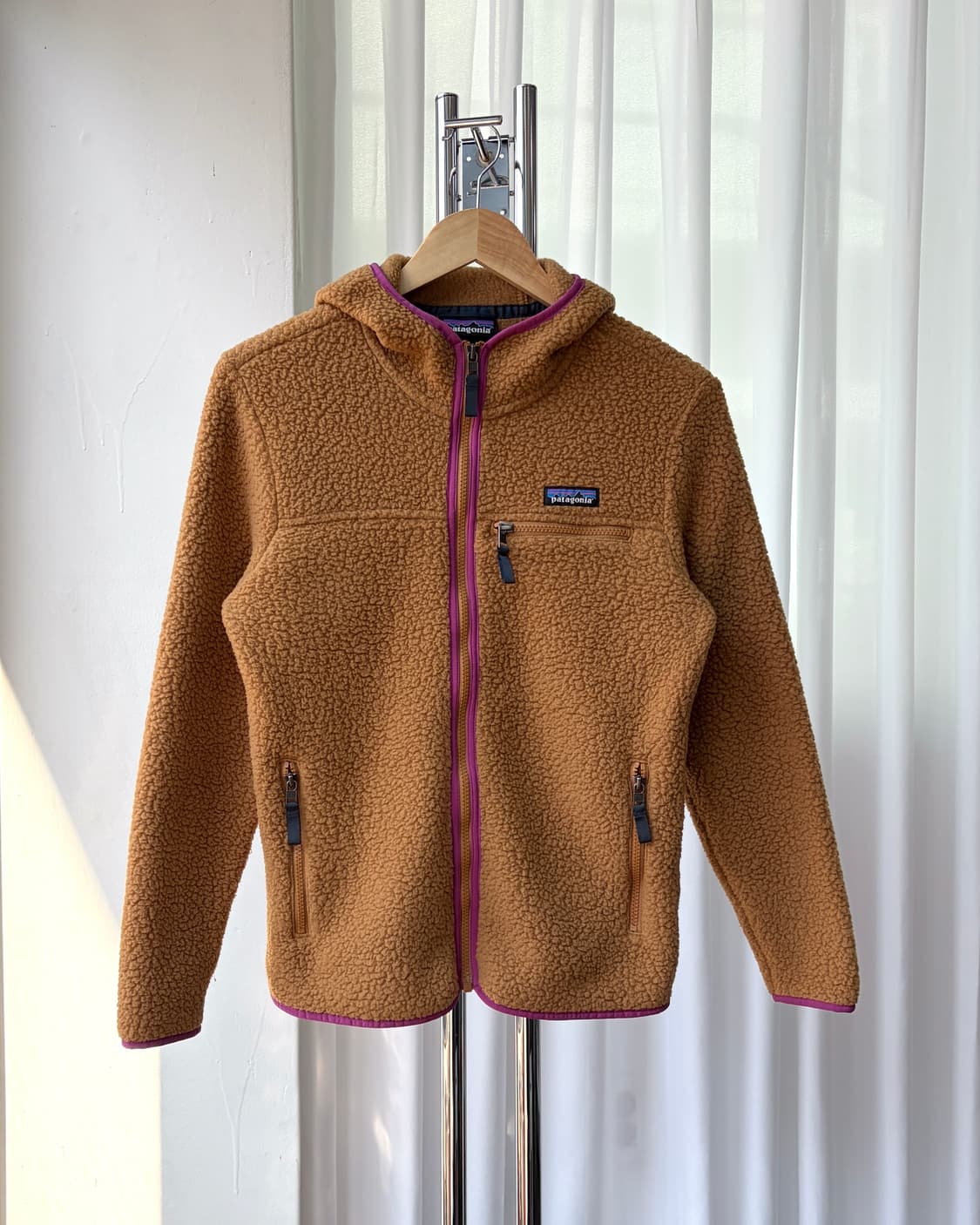[S]파타고니아 우먼스 레트로 파일 플리스 후드 자켓 상품이미지3