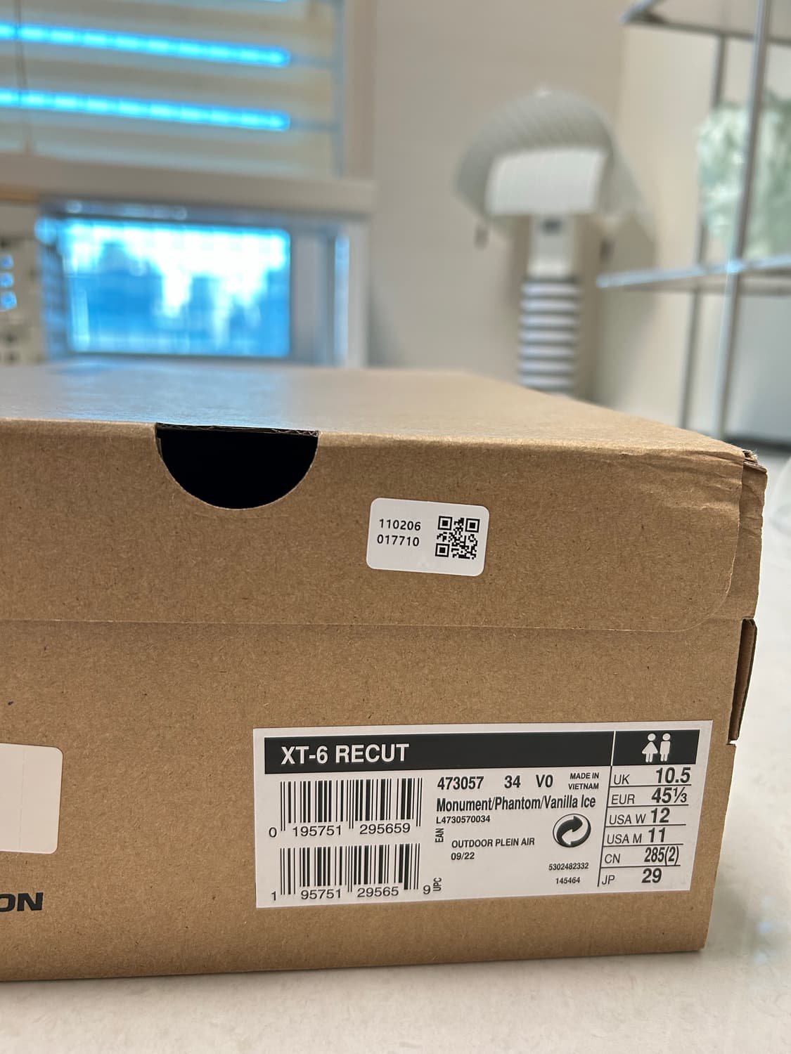 살로몬 xt-6 리컷 팬텀 바닐라 아이스 290 상품이미지4