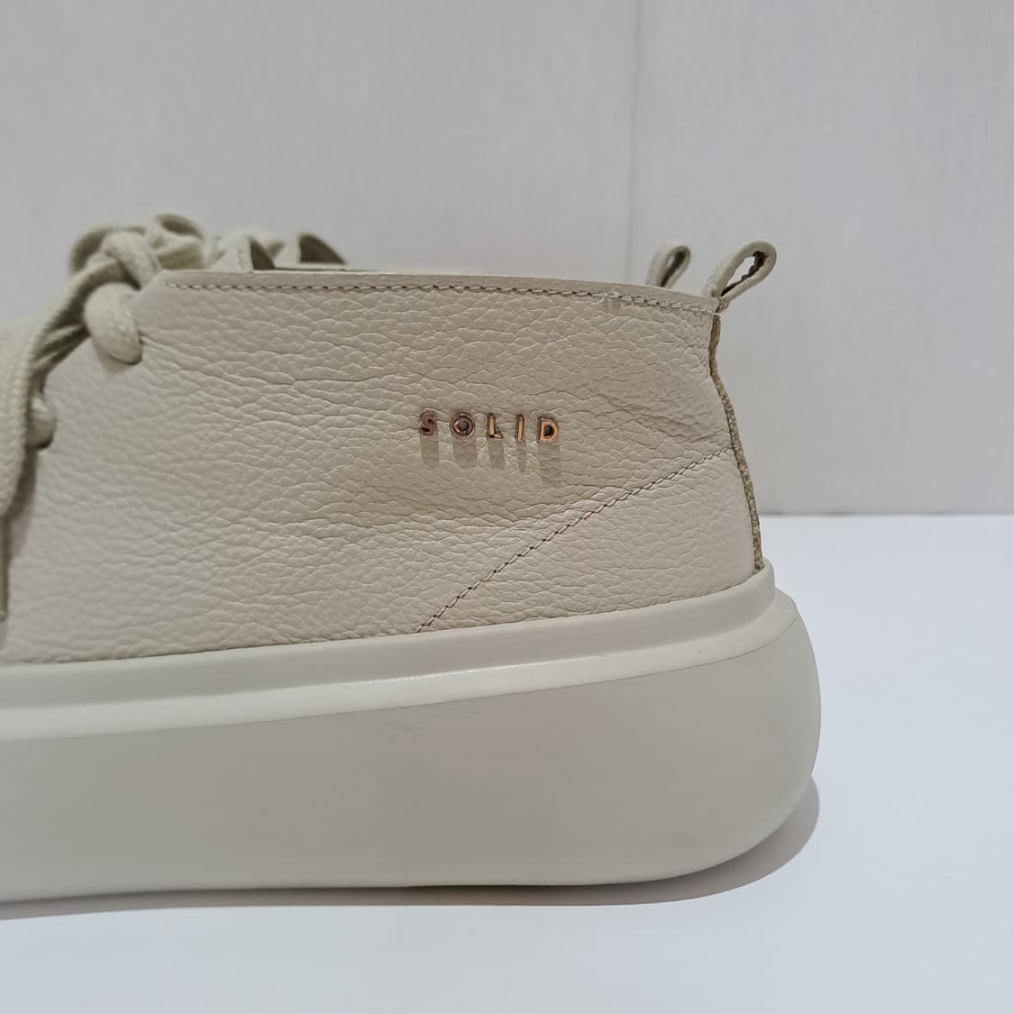 (택포) 솔리드옴므 플랫폼 더비 슈즈 베이지 43 B525 상품이미지5