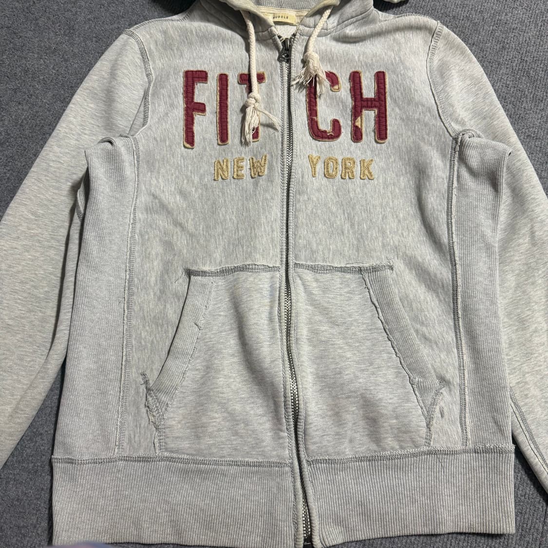 아베크롬비 그레이 후드집업 s 상품이미지2