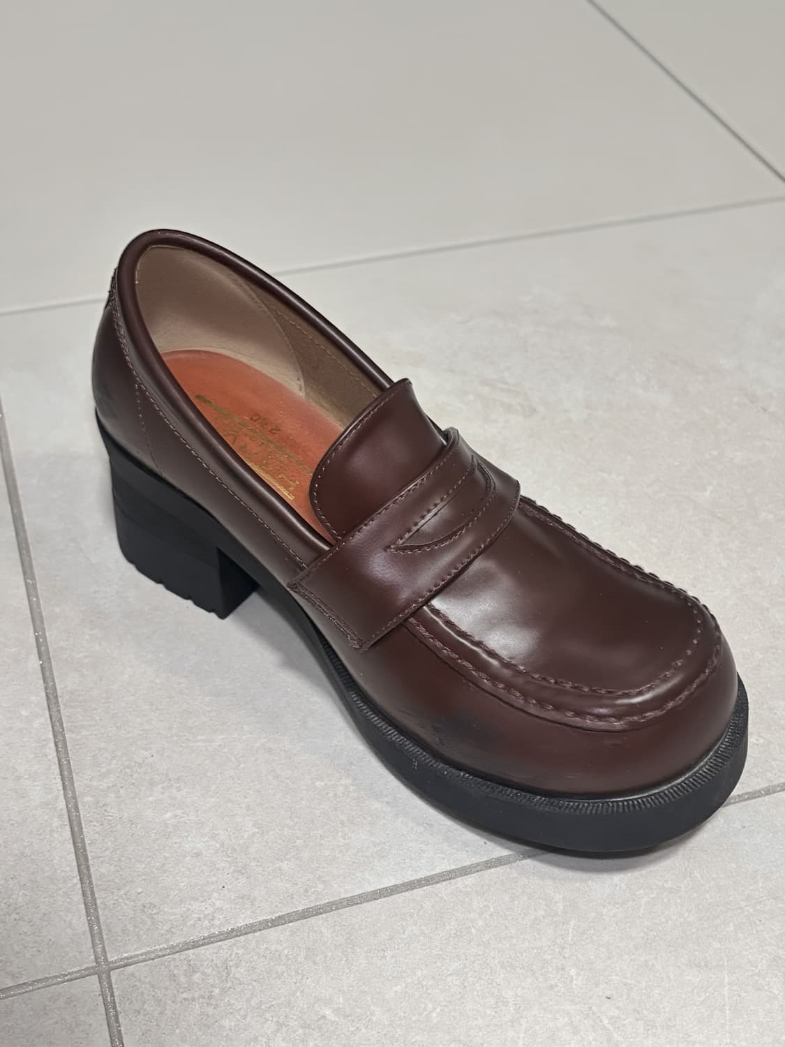 HARUTA 하루타 통굽 페니로퍼 230 일본 빈티지 로퍼 로걀 라떼갸루 상품이미지3