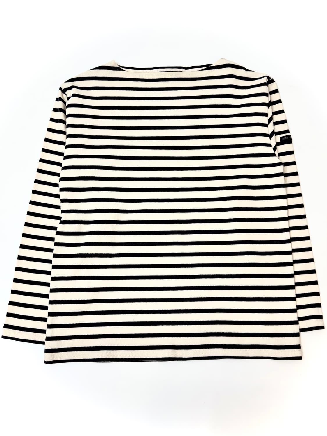 SAINT JAMES 세인트제임스 그레이컬러 스트라이프 롱슬리브 티셔츠 상품이미지1