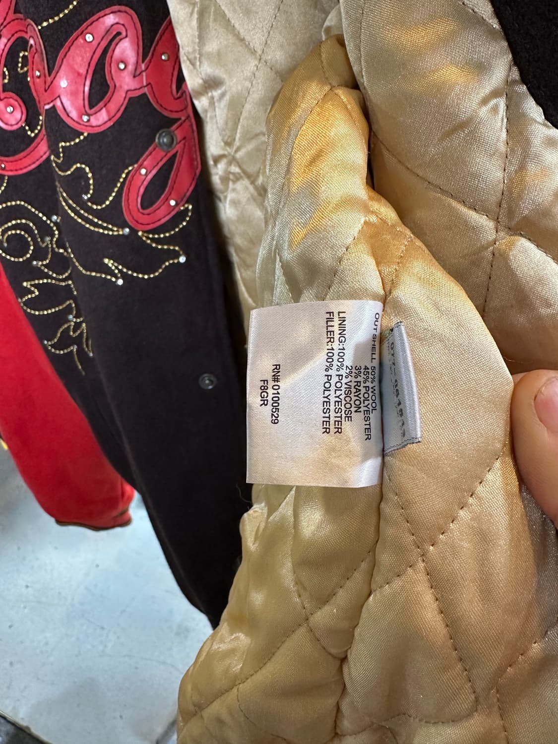 90-00s 쿠지 올드스쿨 헤비 울 바시티 자켓 상품이미지10