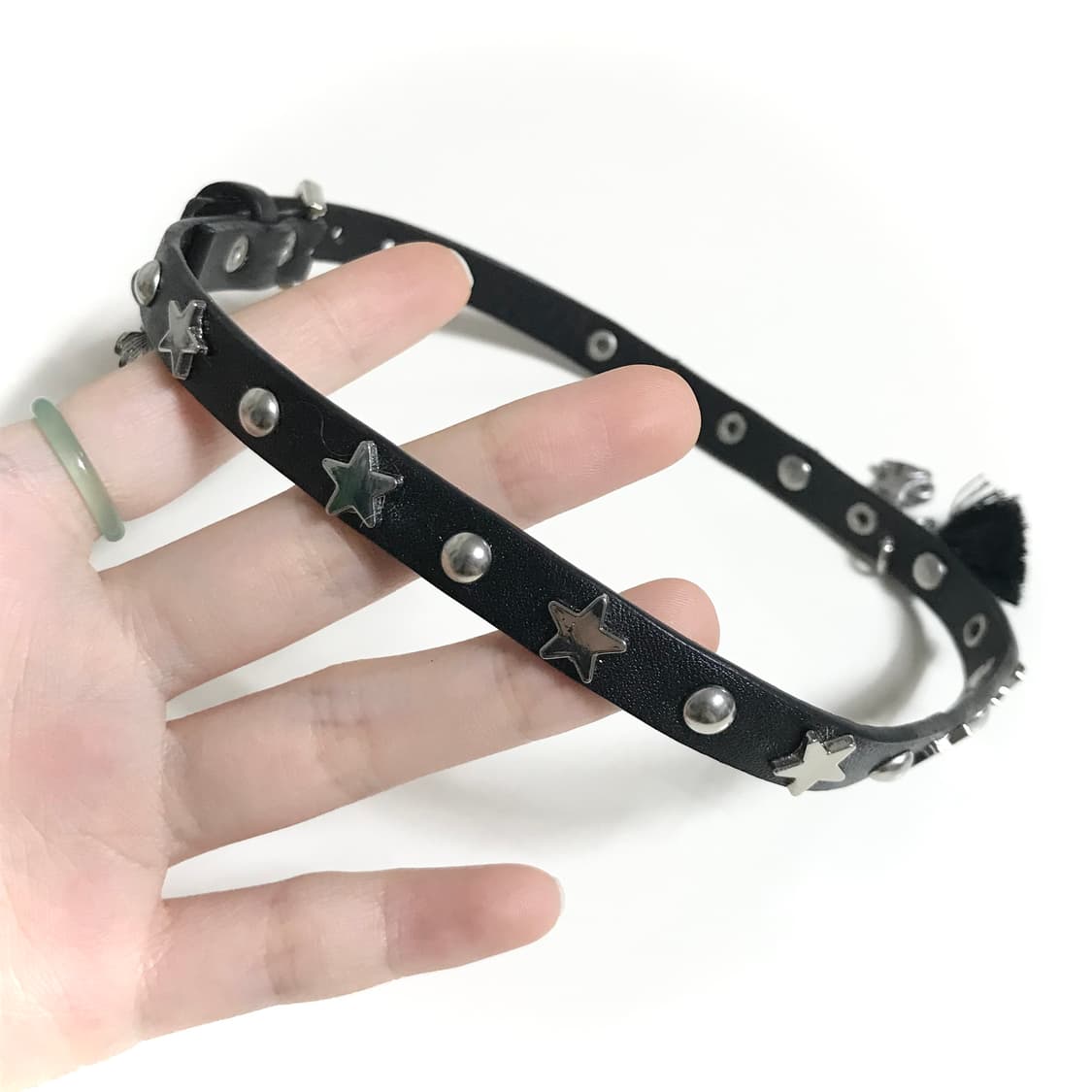 일본 빈티지 별 초커 벨트 목걸이 펑크 나나깔 y2k 키치 락시크 갸루 상품이미지5