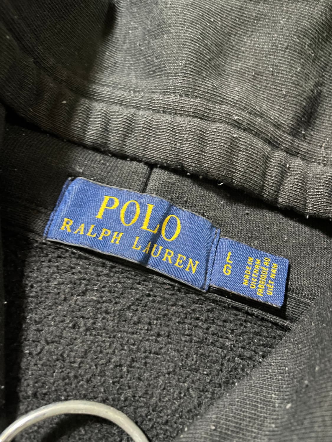 폴로 검정 후드 상품이미지2