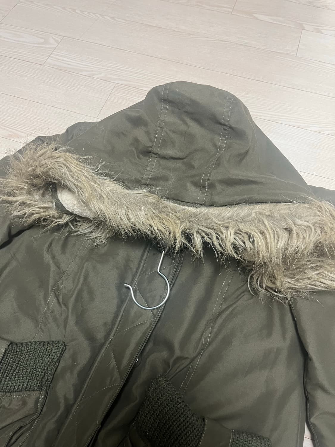 빈티지 카키 야상 상품이미지2