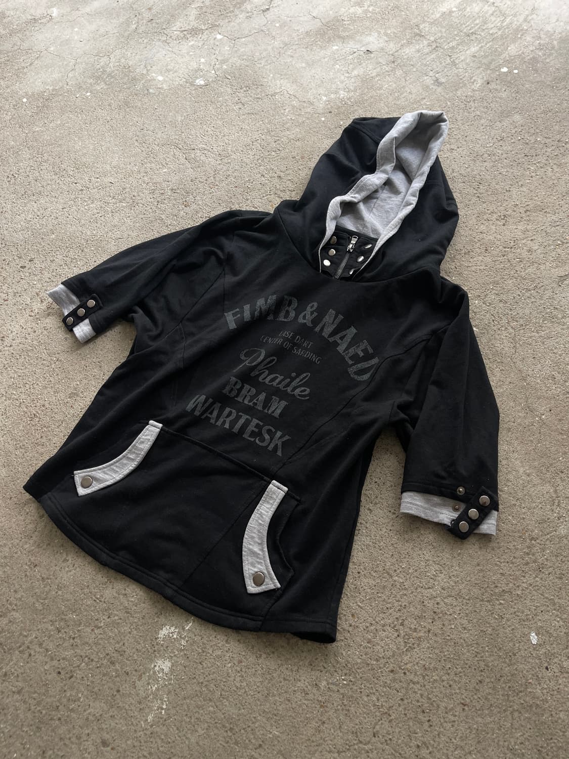 Highneck buckle lettering t 상품이미지7