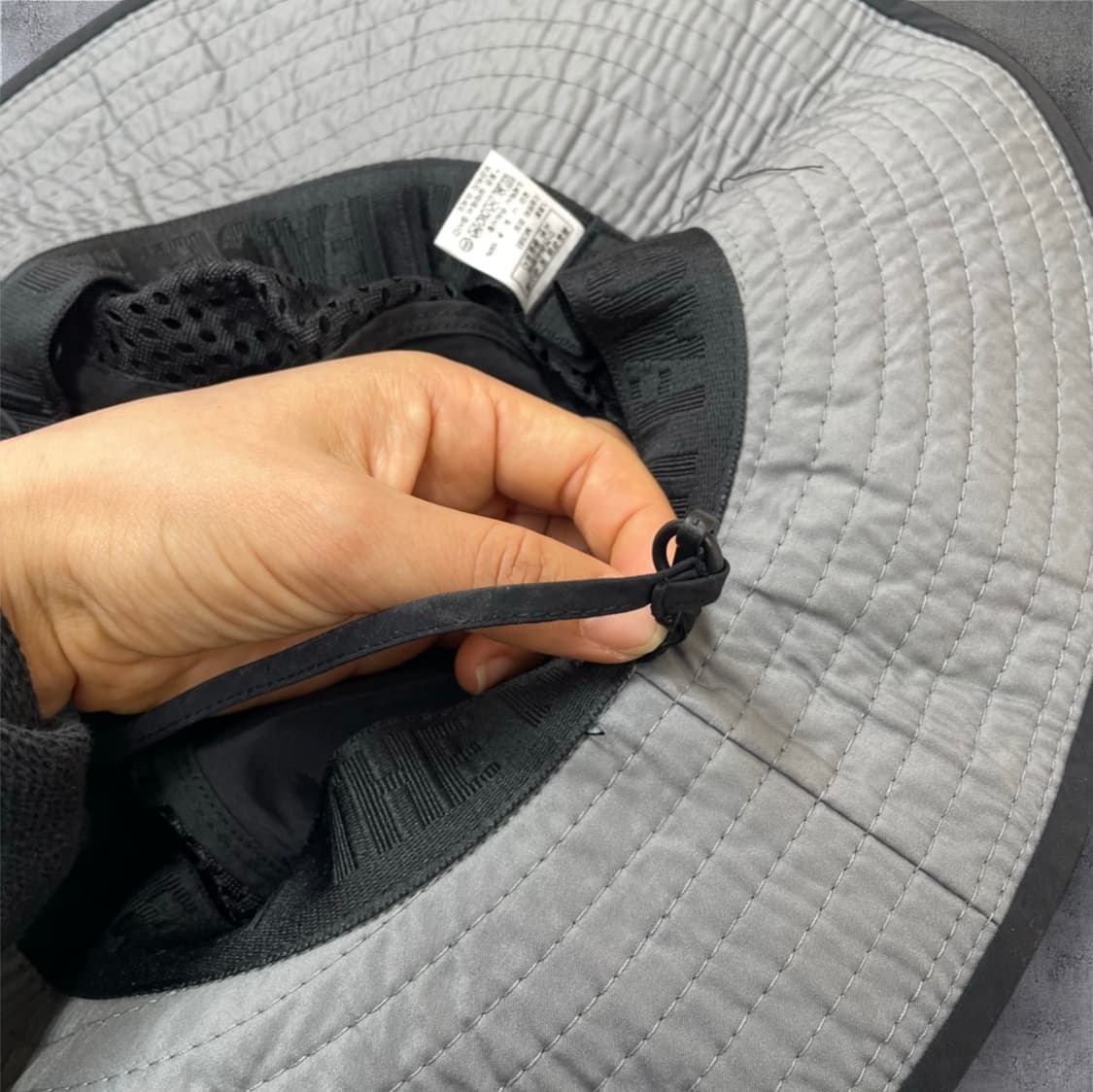 노스페이스 The north face 블랙 나일론 부니햇 버킷햇 M 상품이미지9