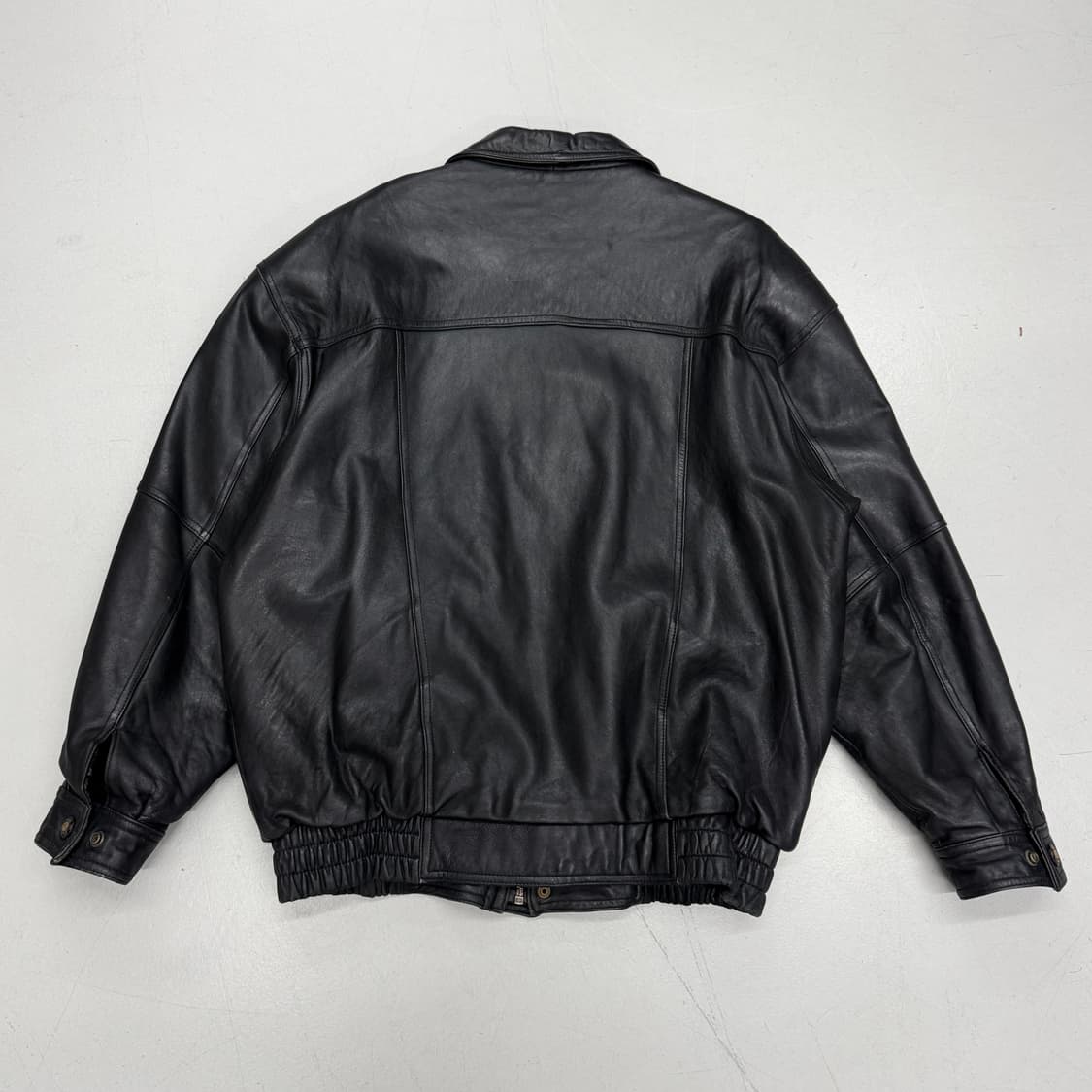 램스킨 리얼레더 양가죽 가죽 봄버 자켓 상품이미지3