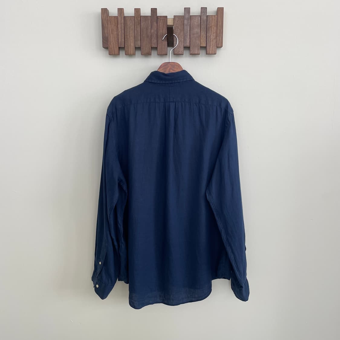 폴로 랄프로렌 네이비 린넨 셔츠 상품이미지3