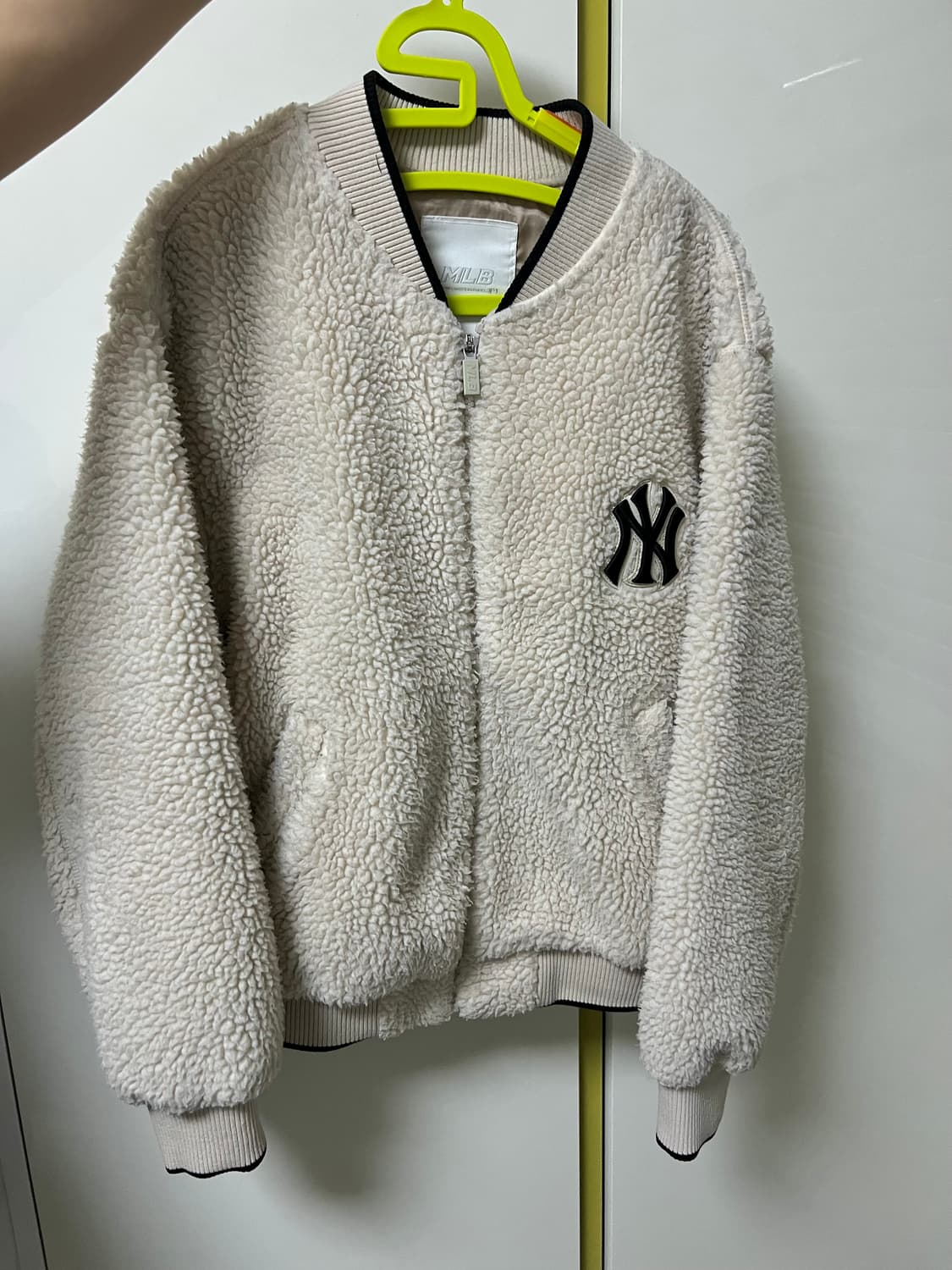 mlb 양털 후리스 베이스볼 점퍼 상품이미지4