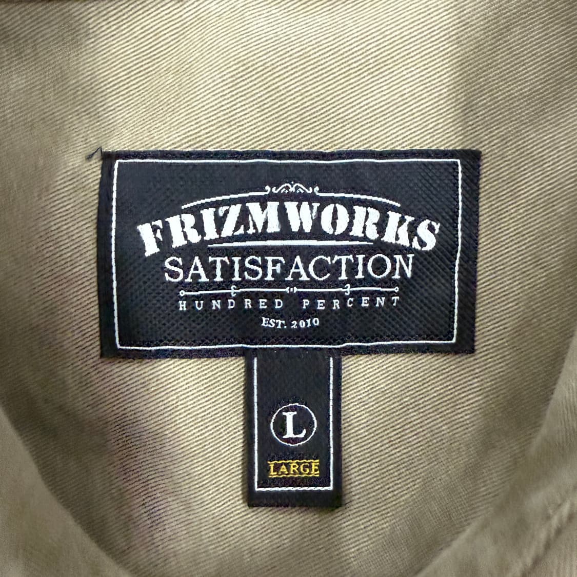 (L)프리즘 웍스 Frismworks 페이디트 코튼 트러커 셔츠(카키) 상품이미지2