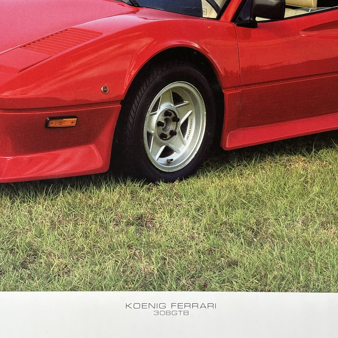 페라리 308GT 빈티지 포스터 (액자포함) 상품이미지4