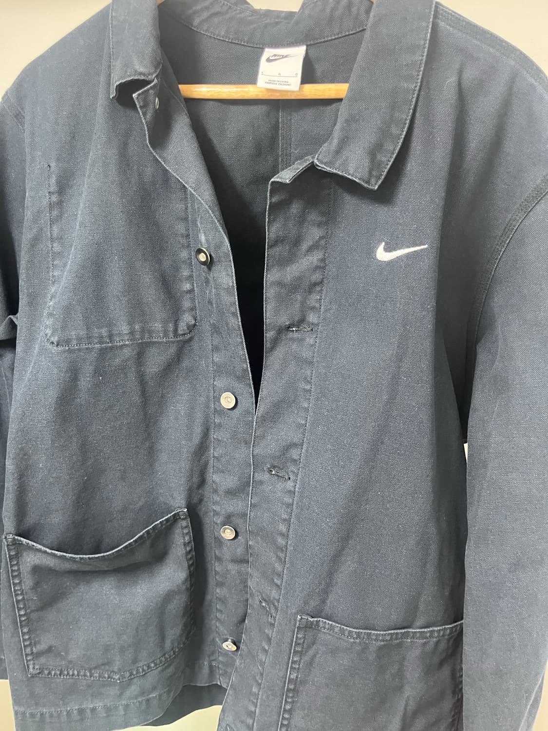 [WORK] Nike Canvas Chore Jacket - Black 상품이미지2